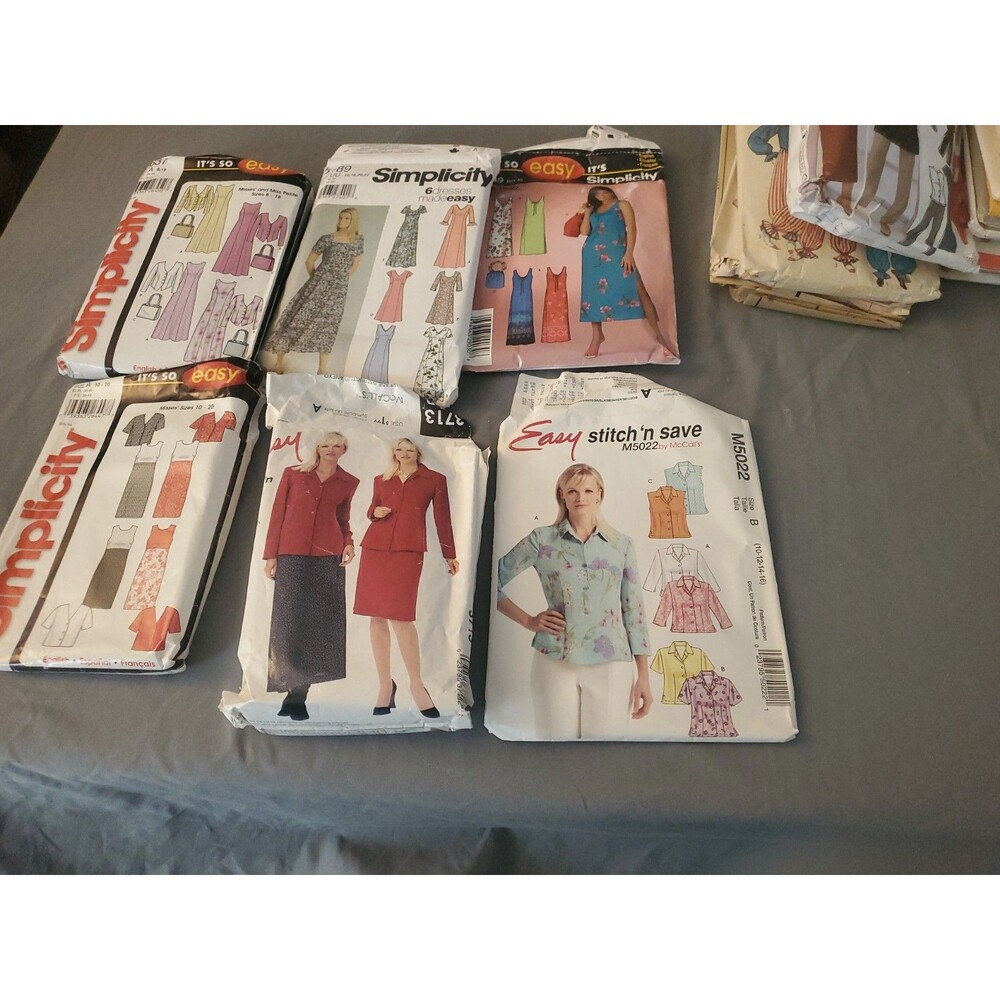 75 + Vtg SEWING PATTERNS MCCALL’S SIMPLICITY BUTTERICK VOGUE NEW LOOK SEE & SEW - Picture 7 of 14
